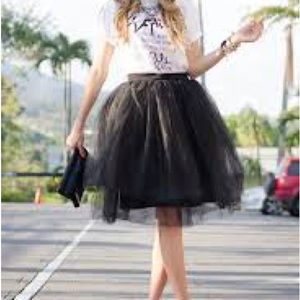 New! Celebrate Tulle Black Ballerina Skirt In Size XSmall! LAST IN STOCK